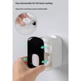 thumbnail image 4 of 2 pack Toothpaste Dispenser Wall Mounted for Bathroom Automatic Toothpaste Squeezer for Kids and Adult (Black), 4 of 5