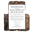 thumbnail image 2 of Our Earth's Secrets Premium Natural Raw African Black Soap, 3 Pound, 2 of 3
