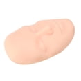 thumbnail image 4 of 3D Makeup Practice Face Board, Silicone Makeup Mannequin Face with 7PCS Brush, Reusable Beginner Practice Eye Makeup Face, Eye prosthetic Silicone Makeup Artist Full Face Practice, 4 of 7