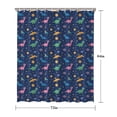 thumbnail image 5 of Dark Blue Space Dinosaur Pattern Shower Curtain 72"x84" ,Bathroom Decorative Shower Curtains Set with 12 Hooks,Modern Waterproof Washable Shower Curtain, 5 of 6