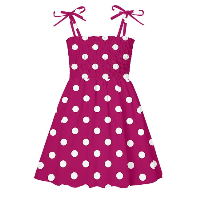 WEAIXIMIUNG Robe de Noël Tout-Petit 5T Rouge Robe Fille Tout-Petit Manches Courtes Imprimés Robe Danse Fête Robes Vêtements 3-4 Ans