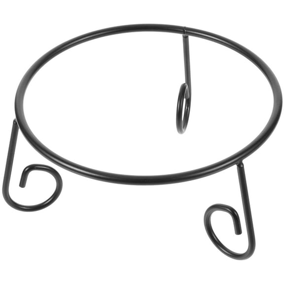 NIAIZEK Black Metal Garden Sphere Display Stand Sturdy Decorative Holder for Outdoor