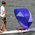 thumbnail image 1 of CRAFTHROU 1Pcs Kayak Wind Sail for Canoe Inflatable Paddle Boat UV Protection Compact Design, 1 of 7