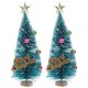 thumbnail image 1 of 2 Pcs Tabletop Trees Miniature Scenes Crafting Frosted Sisal Trees Miniature Pine Trees Mini Pine Tree, 1 of 4