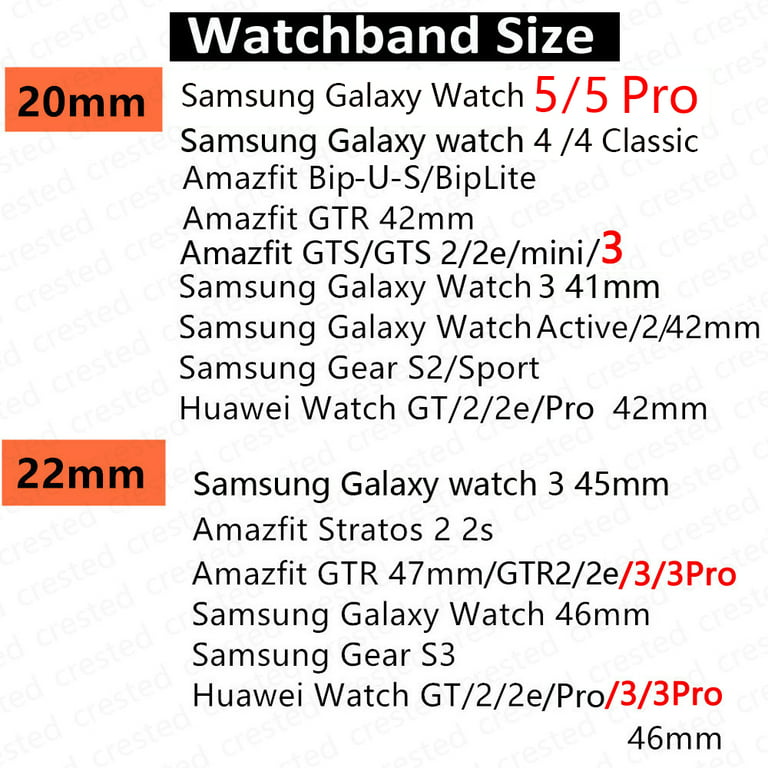 22mm 20mm Fabric Band For Samsung Galaxy Watch 6 Classic 47 46 Sports Nylon  Braided Strap For Galaxy Watch 5 Pro 45mm 4 44 40 mm