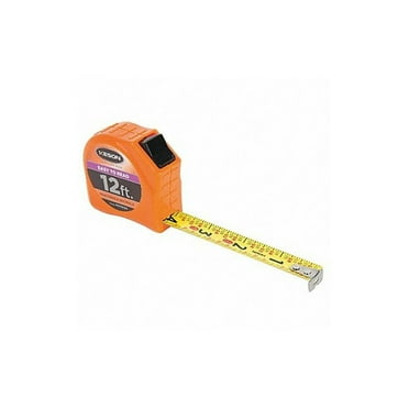 Keson Tape Measure,5/8 In x 12 ft,Orange,In/Ft PGTFD12V