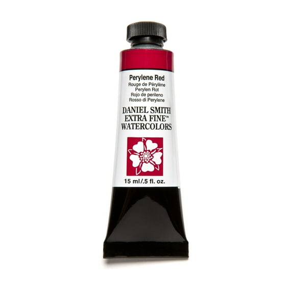 Daniel Smith Extra Fine Watercolor, 15 ml, Perylene Red