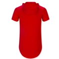 thumbnail image 3 of Sudadera con capucha Aiyino Fashion Athletic Manga Corta para Hombre Roja Talla S-5X, 3 of 7