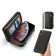 thumbnail image 6 of Wallet Case for iPhone XS Max, PU Leather Flip Folio Wallet Case with Card Slot Crossbody Strap Wristlet Strap Magnetic Cover for iPhone XS Max (6.5 Inch),Black, 6 of 12