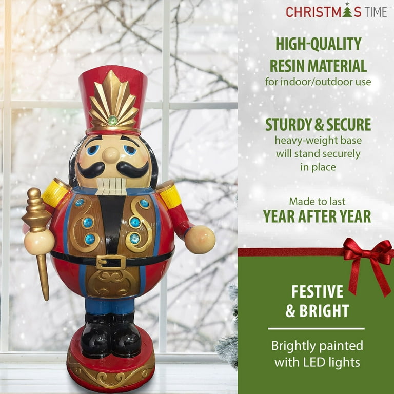 3 foot nutcracker statue deals