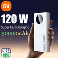thumbnail image 2 of Xiaomi 120W 50000mAh banco de energía de alta capacidad carga rápida cargador de batería portátil para iPhone Samsung Huawei 2024, 2 of 5