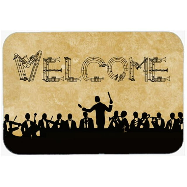 Carolines Treasures SB3071CMT Welcome Symphony Kitchen or Bath Mat