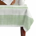 thumbnail image 4 of Sage Green Striped Table Cloth Waterproof Tablecloths, Farmhouse Vintage Stripes Tablecloth Dining Table Cover for Kitchen Party Tabletop Outdoor, Rectangle Tablecloth 52x70 Inch, 4 of 9