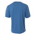 thumbnail image 4 of A4 Adult Topflight Heather Performance Crew N3381, 4 of 5
