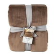 thumbnail image 6 of Better Homes & Gardens Velvet Plush Soft Bed Blanket, Full/Queen Size, Brown Basket, 6 of 8