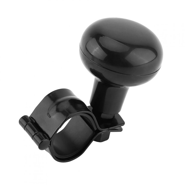 Tebru Black Universal Car Heavy Duty Steering Wheel Knob Spinner