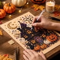 thumbnail image 5 of Halloween Pearl Art DIY Kit, Ghost Painting Set, 12 x 16 Inch DIY Bead Art Craft Supplies, Seasonal Wall Decor Project for Adults Home Decoration, 5 of 6