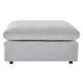 thumbnail image 5 of Accent Chair Ottoman, Velvet, Light Grey Gray, Modern Contemporary Urban Design, Living Lounge Room Hotel Lobby Hospitality, 5 of 7