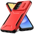 thumbnail image 2 of Dteck Case for Samsung Galaxy S24 Plus,Shockproof TPU+PC Armor Case Slide Lens Protection Cover for Galaxy S24 Plus,Red, 2 of 7