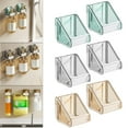 thumbnail image 1 of Estante de pared para gel de ducha sin perforaciones, de plástico, para colgar detergentes. Ideal para organizar el baño. 2 unidades. 6,3 x 6,7 x 6,5 cm. Marr Rkxzt, 1 of 9