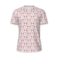 thumbnail image 5 of Wukai Cute Rabbit Print Men's Short-Sleeved Mesh T-Shirt,Quick-Dry Short Sleeve Workout T-Shirt-4X-Large, 5 of 8