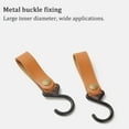 thumbnail image 4 of Portable Outdoor Hook Camping Picnic S-Hook PU Leather Hung Hook KeyChain Hook Storage Rack Shelf Hooks Set Hangers, 4 of 7
