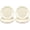 Beige, variant on 30 Pcs Paper Plates 7 In Ivory Party Plates Scalloped Paper Plate Cute Disposable Cake Plate for Baby Shower, Bridal Shower, Birthday, Wedding