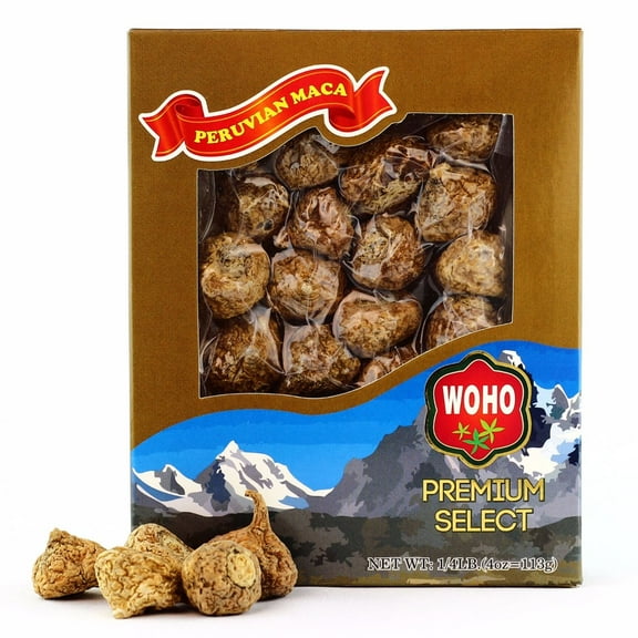 Dried Raw Maca Root Medium Peruvian Ginseng 4 oz