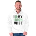 thumbnail image 5 of St Patricks Day I Love My Irish Wife Hoodie Hooded Sweatshirt Men Brisco Brands X, 5 of 6