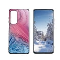 thumbnail image 1 of Compatible with Motorola MOTO Edge 5G UW Phone Case, Blue-Marble-90 Case Silicone Protective for Teen Girl Boy Case for Motorola MOTO Edge 5G UW, 1 of 1