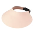 thumbnail image 2 of HuangHuanChen Enlarged Brim Sun Visors for Women Beach Hat Foldable Straw Visor Hat Ponytail Summer Packable UPF 50+ Sunshade Hat Sun Protection Hat Pink One Size, 2 of 4