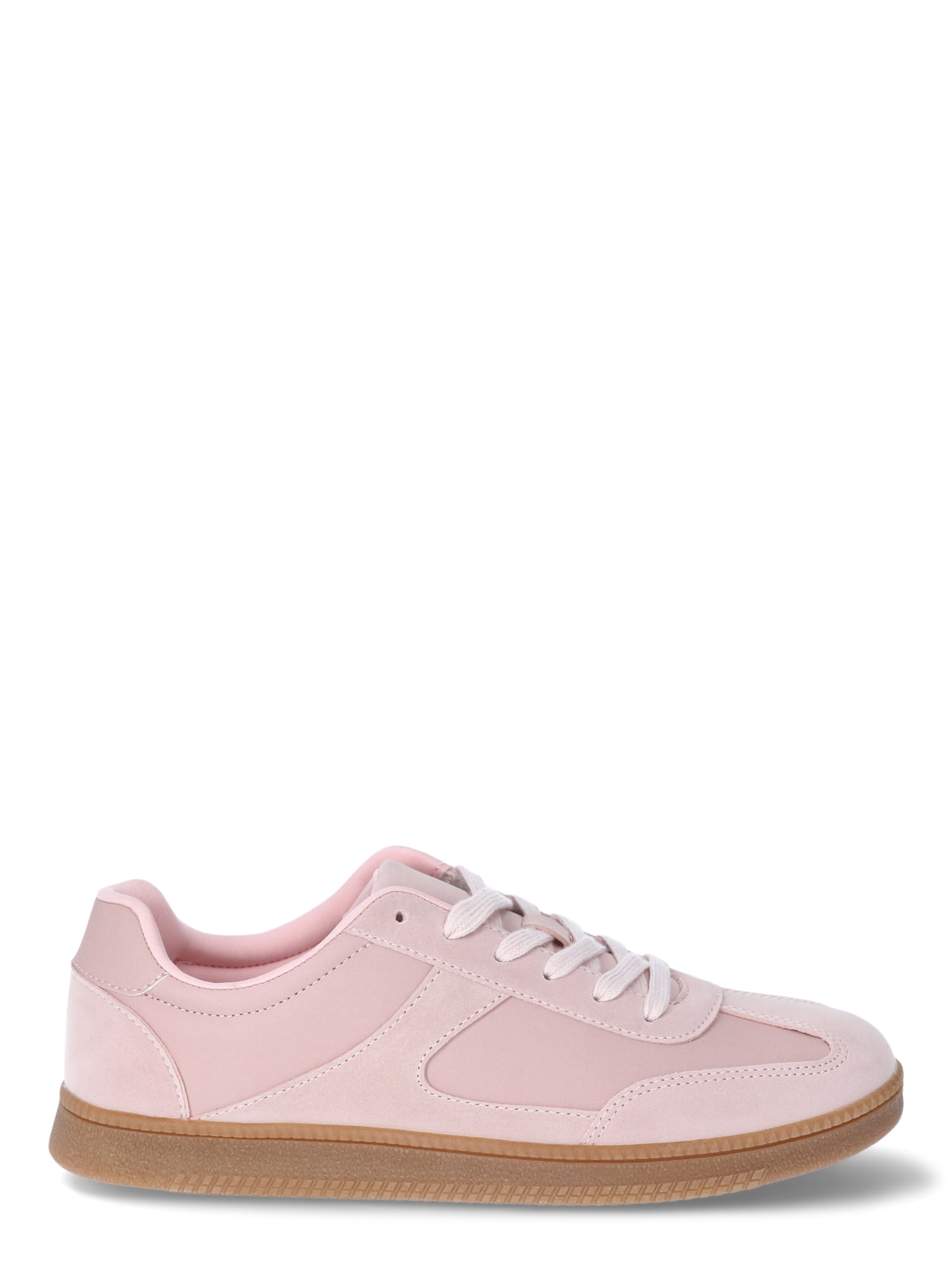 No Boundaries Women's Lace Up Sport Sneakers, Wide Width Available