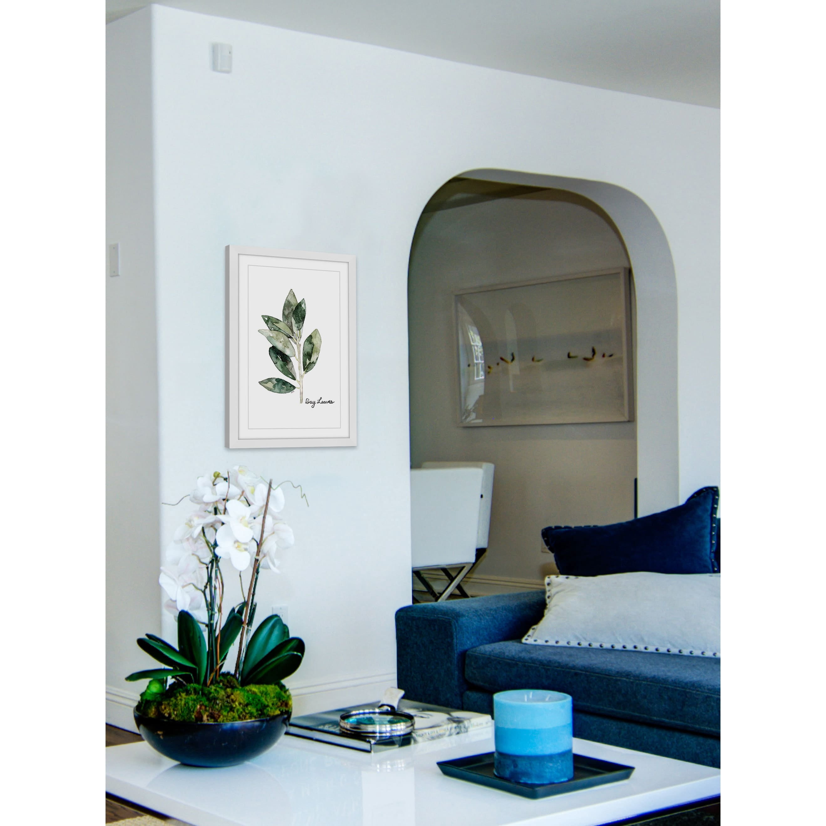 Marmont Hill "Herb Bay Leaves" by Rachel Byler Framed Painting Print