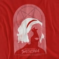 thumbnail image 2 of Chilling Adventures of Sabrina Sabrina and Salem Women's T Shirt, Red, 2X-Large, 2 of 6