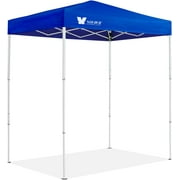 Abba Patio 6'x4' Outdoor Pop up Canopy Tent Party Instant Shelter Gazebo w/ Carry Bag, Blue