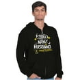 thumbnail image 5 of Military Logo Proud US Army Husband Zip Hoodie Sweatshirt Men Brisco Brands S, 5 of 6