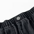 thumbnail image 5 of Atogsazn Children's Boys Cargo Jeans Kids Casual Wide Leg Loose Fit Denim Pant Baggy Lightweight Trouser with Pocket Navy 9-10 Years Fashion, 5 of 6
