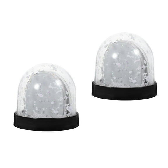 Set of 2 Sublimation Snow Globe Blanks Christmas Globes Photo Frame Gifts