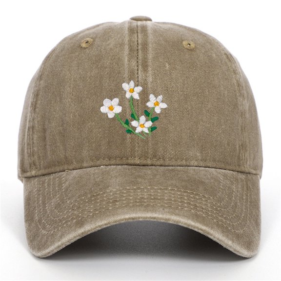 250th Anniversary USA Men Women Baseball cap Hand Embroidered Flower Design Sun Hat for Men Women Independence Day