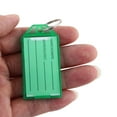 thumbnail image 3 of Unique Bargains Travel Outdoor Plastic Rectangle Shaped Suitcase Luggage Tag Baggage Label Keyring 3pcs, 3 of 3