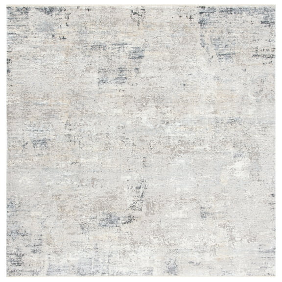 SAFAVIEH Dream Isidor Abstract Area Rug, Grey/Green, 6'7" x 6'7" Square