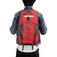 thumbnail image 1 of Backpacks Waterproof 36-55L Large Capacity Foldable Empty Pack Storage Outdoor Sports Rucksacks Climbing Backpacking Portable Trekking Fishing Bags Red, 1 of 7