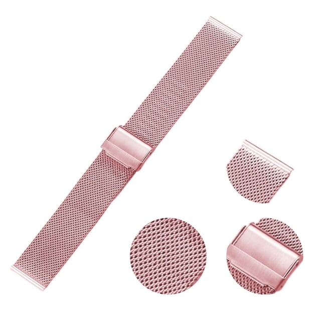 WIFKLSIIPG Stylish Durable Stainless Steel Metal Watch Band Compatible with Electronic Smartwatches 18mm