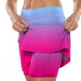 thumbnail image 3 of Clothing 2025 Women's High Waisted Tennis Skirts Tummy Control Pleated Golf Shorts Skirts for Women with Shorts Pockets Navy Tennis Skirts for Women, 3 of 8