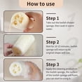 thumbnail image 3 of Esponja de lufa natural - Esponja de lufa para mujeres y hombres - Lufa exfoliante, depurador corporal para el cuidado de la piel, apariencia más radiante, respetuosa con el medio ambiente, 3 of 6