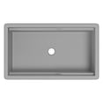 thumbnail image 3 of Grey Matte 32" x 19" Single Bowl Fireclay Undermount / Drop In Kitchen Sink, 3 of 7
