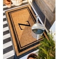 thumbnail image 6 of A1HC Natural Rubber & Coir Flocked Doormat, 30x48, Monogrammed Door Mat For Front Door, Anti-Shed Treated Durable Mats for Entrance, 6 of 7