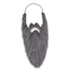 thumbnail image 2 of Bigote falso, barba falsa, bigote falso para actuación en el escenario de Halloween, Gris 44cm, 2 of 8