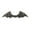 PU leather dark ange, variant on Unisex Bowtie with Adjustable Strap Batwing Necktie Costume