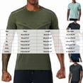 thumbnail image 3 of Mens Cooling Short Sleeve Shirts Lightweight Quick-Dry Athletic T-Shirts Outdoor Comfy Breathable Crewneck Tees For Gym, 3 of 6